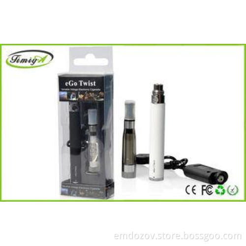 Smokless Atomizer E Cig Ego C Twist Mt3 1.8ohm , 900mAh Var